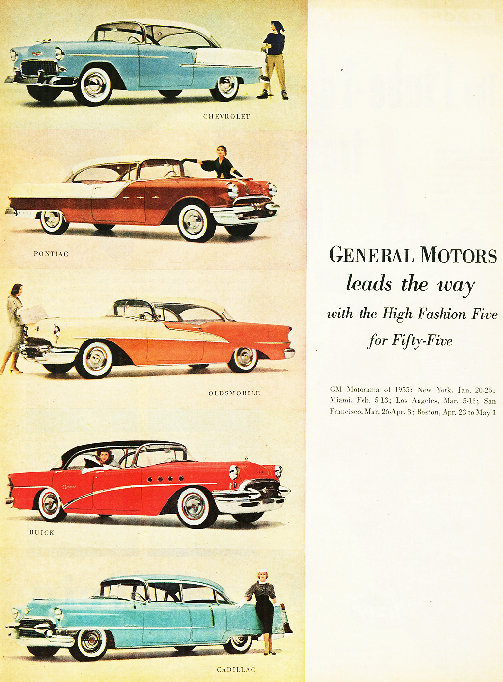 1955 Chevrolet and General Motors models